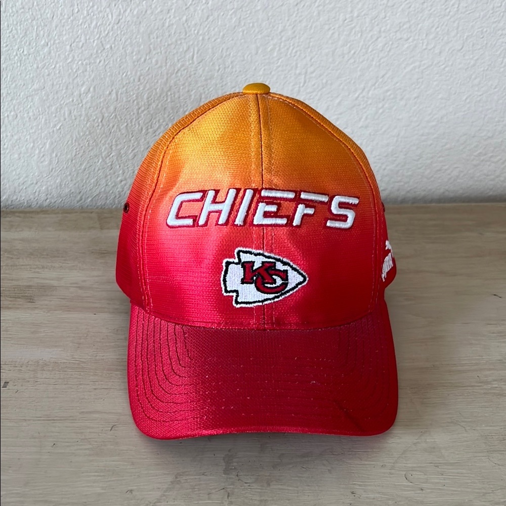 Kansas City Chiefs Puma Vibrant Red and Orange Hat